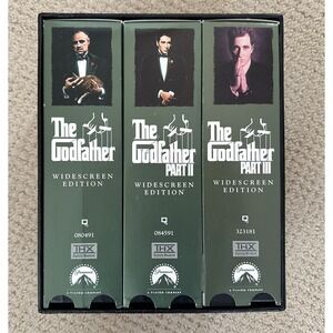 The Godfather Collection VHS 1997 (Parts 1, 2 & 3) 6 Tape Set Collectors Classic
